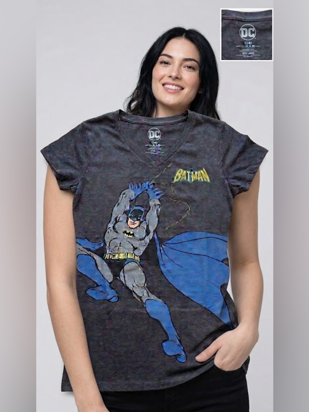DC Comics Batman woman’s Costume Tee size small t-shirt brand new